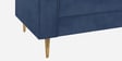 Host Velvet 2 Seater Sofa In Navy Blue