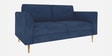 Host Velvet 2 Seater Sofa In Navy Blue
