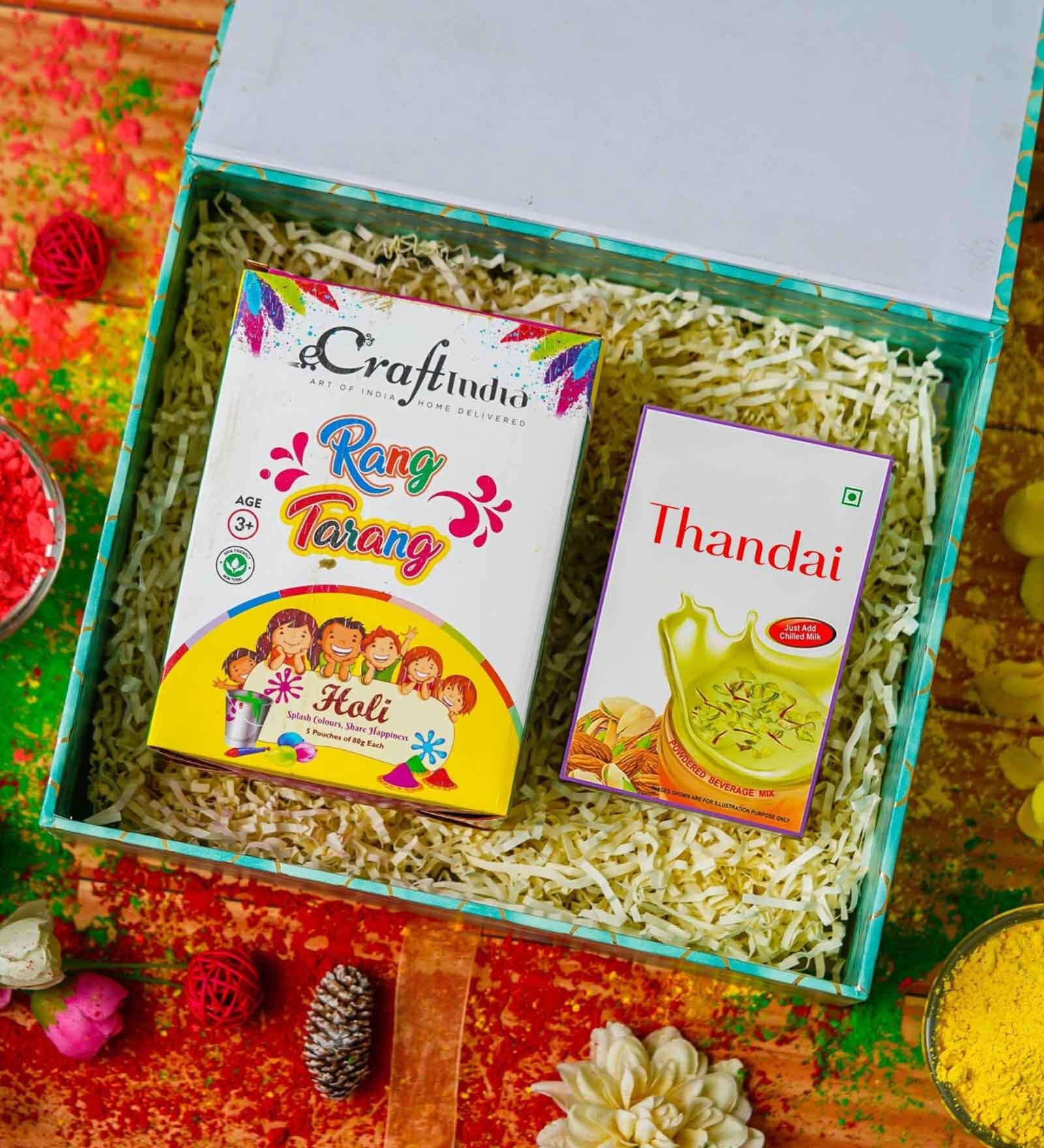 Holi Gift Hamper Rang Tarang Organic Gulal Holi Colors