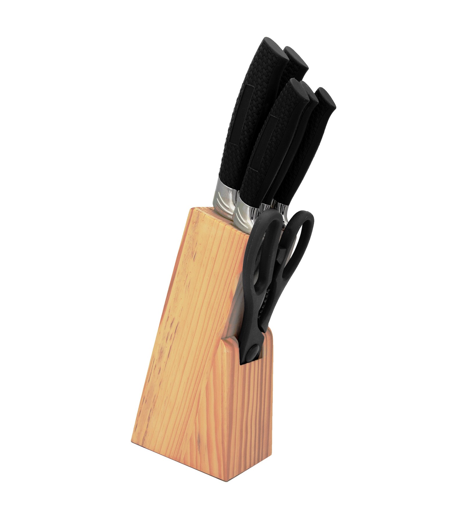 Home Belle Designer Knife with Wooden Block