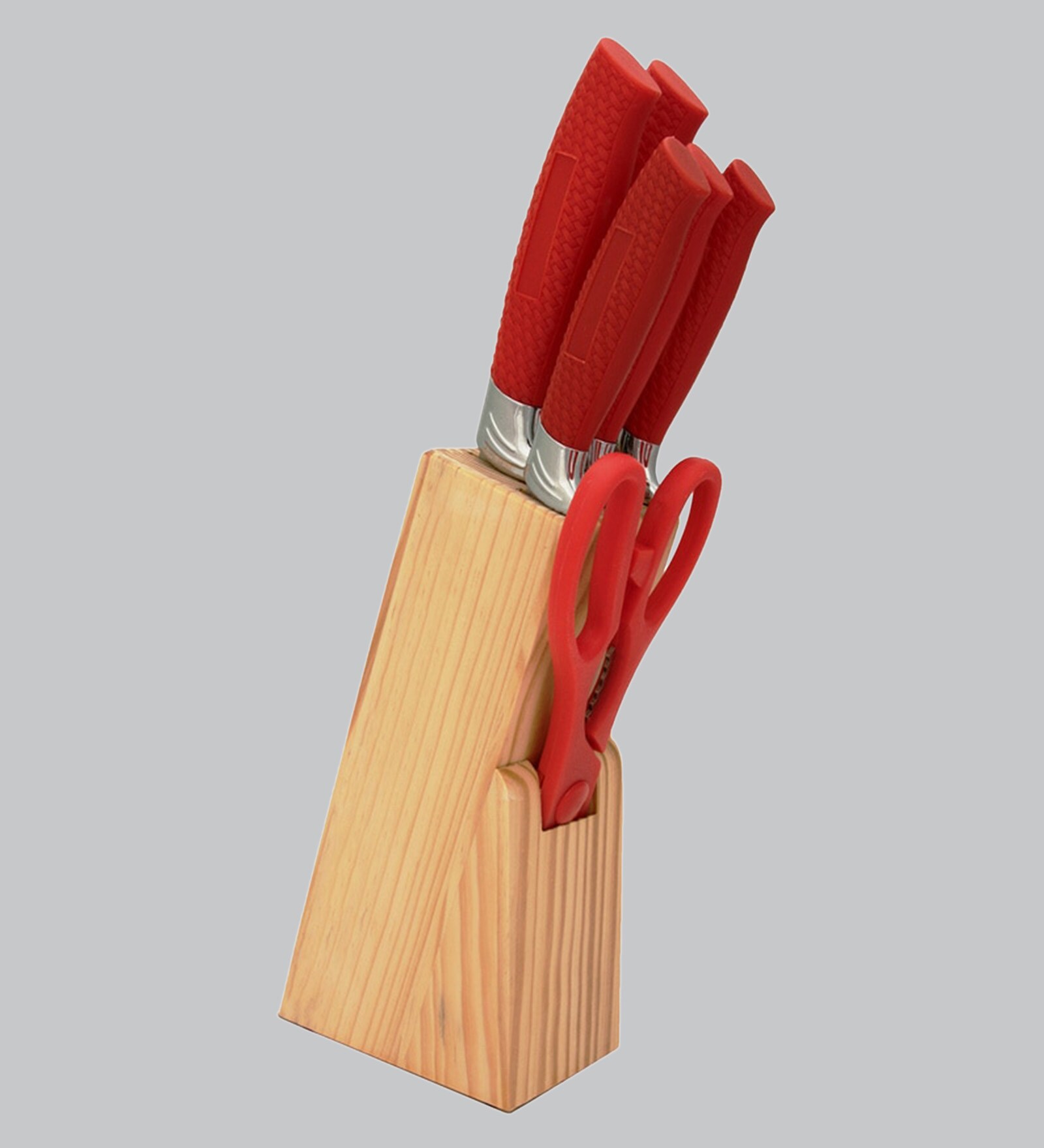 Buy Home Belle Designer Knife with Wooden Block Set of 6 Online