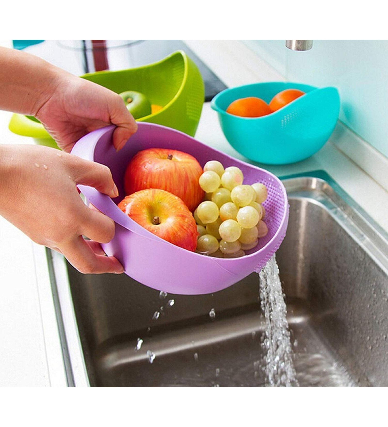 Strainer & colander for Vegetables, Fruits & Pulses