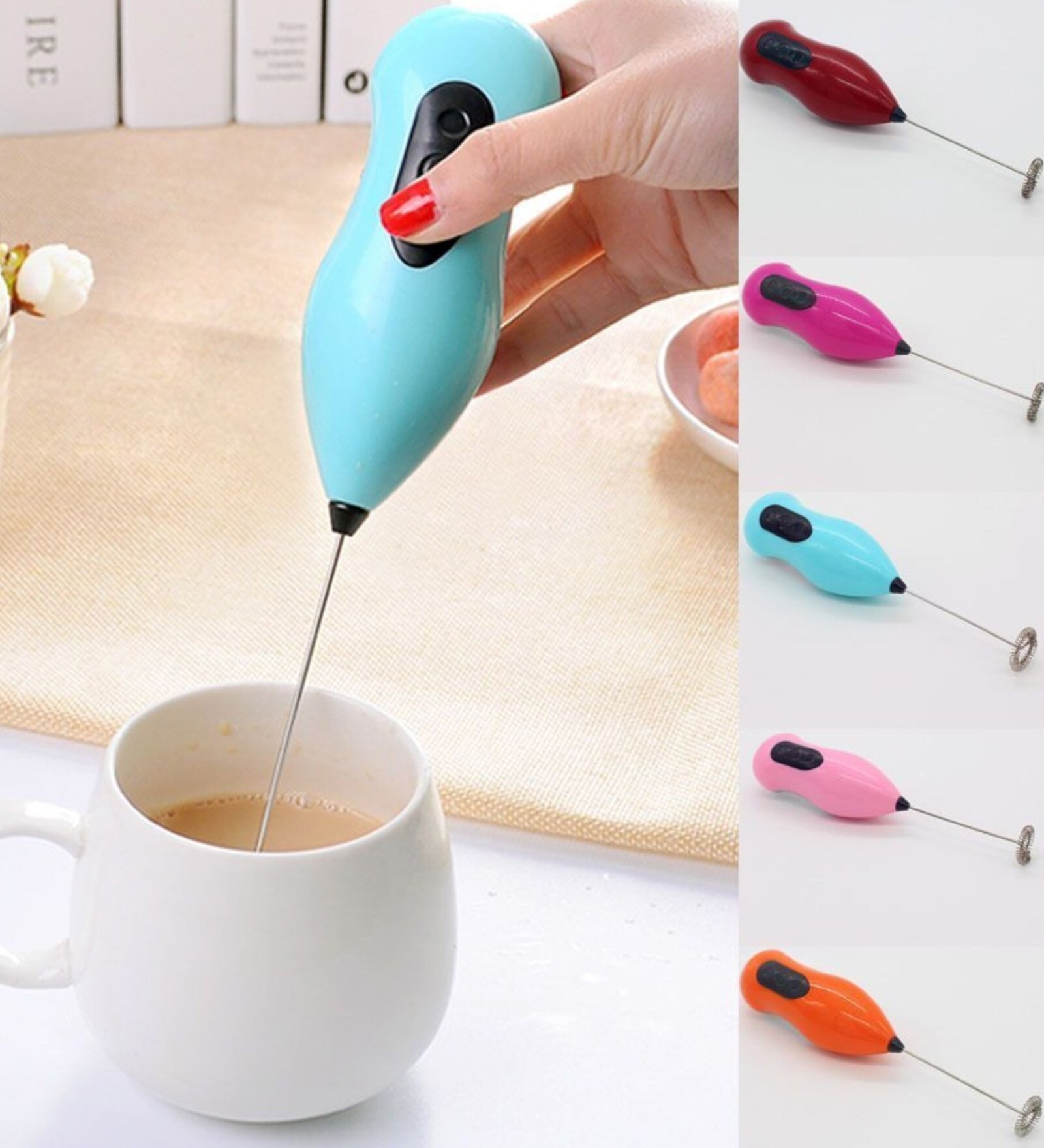 Home Creations Hand Blender Mixer and Beater for Milk ,Coffee, Egg & Juice-Designs and color may vary