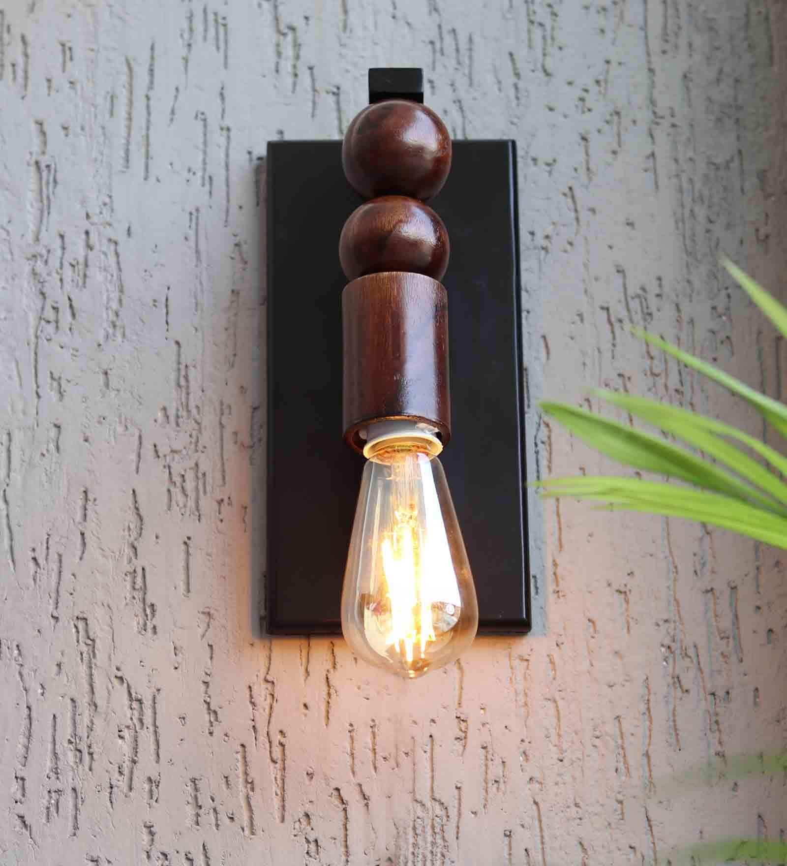 Voila Brown MDF Novelty Wall Light