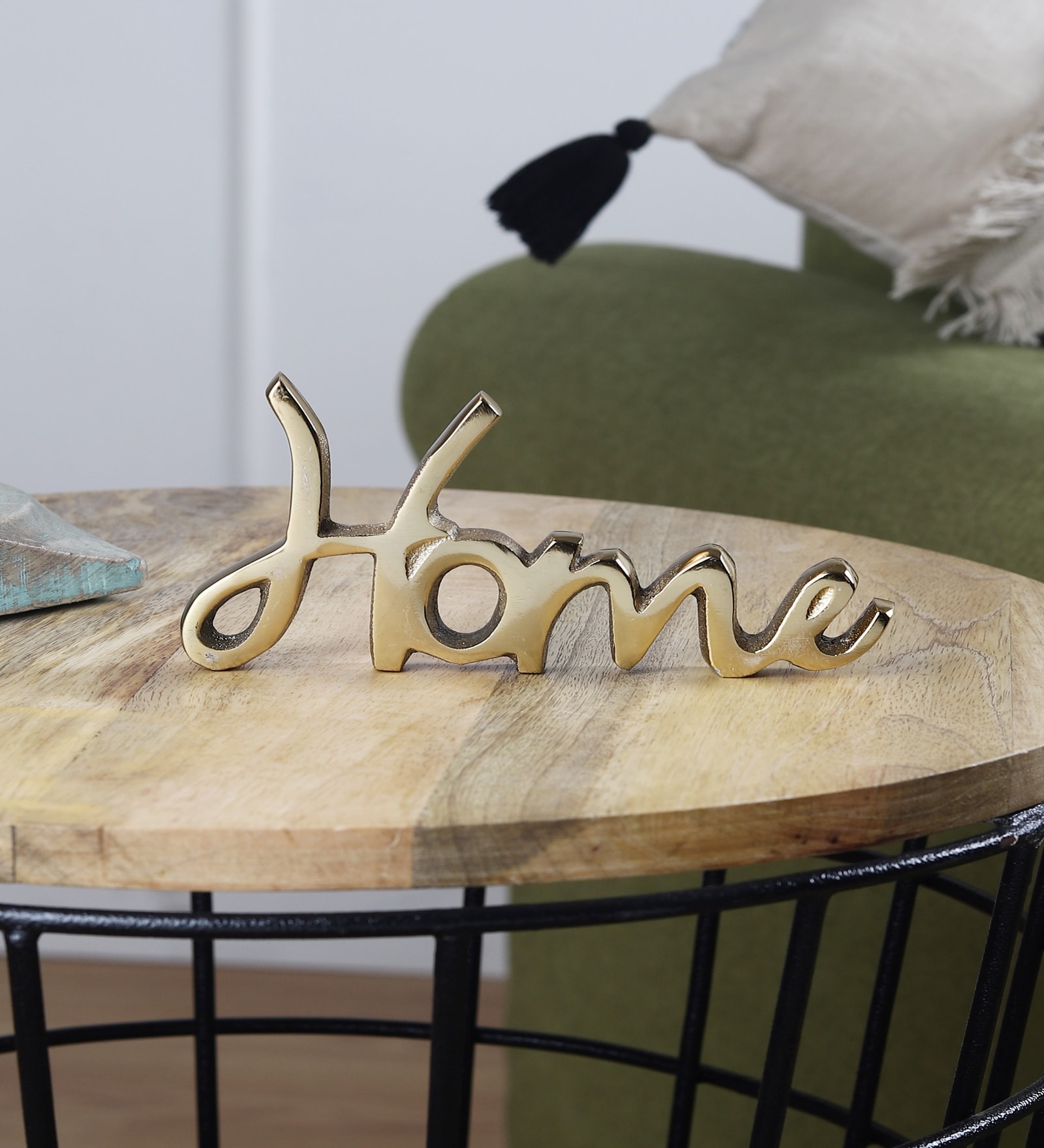 Home Gold Aluminium Showpiece