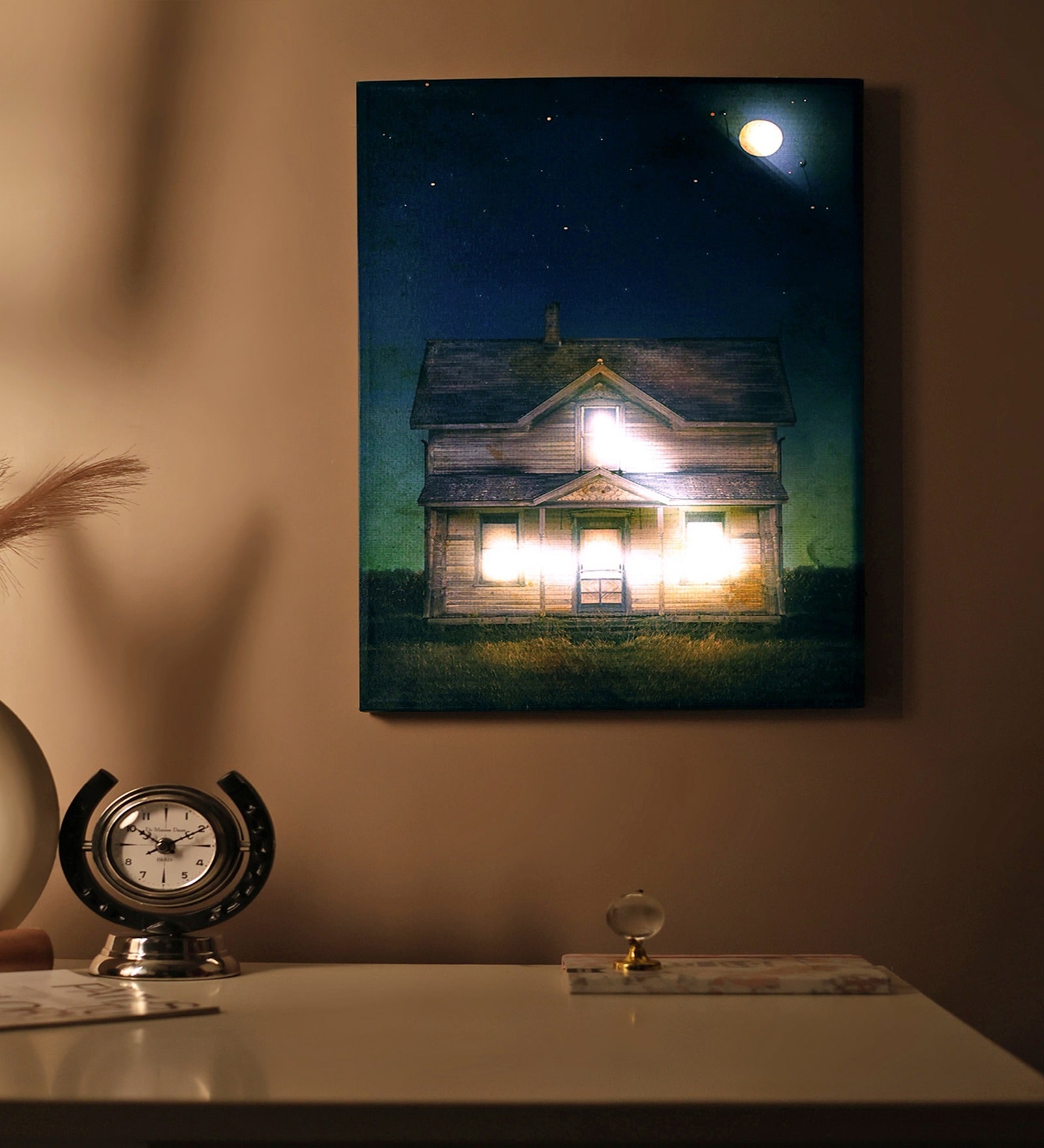 Home Of Dreams Led Night Glow Wall Art