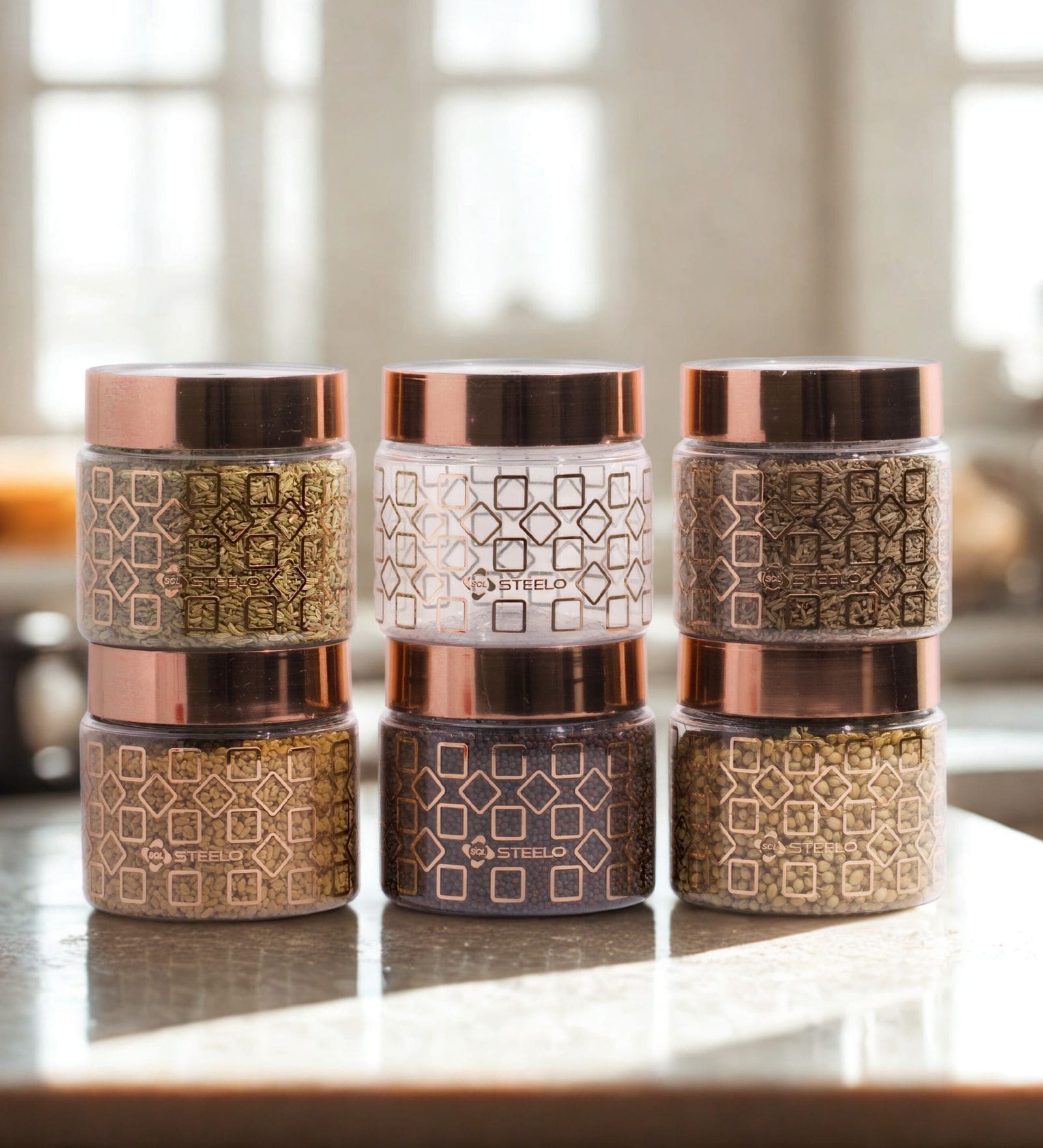 Homely Deluxe Container 200ML | 6pcs Set