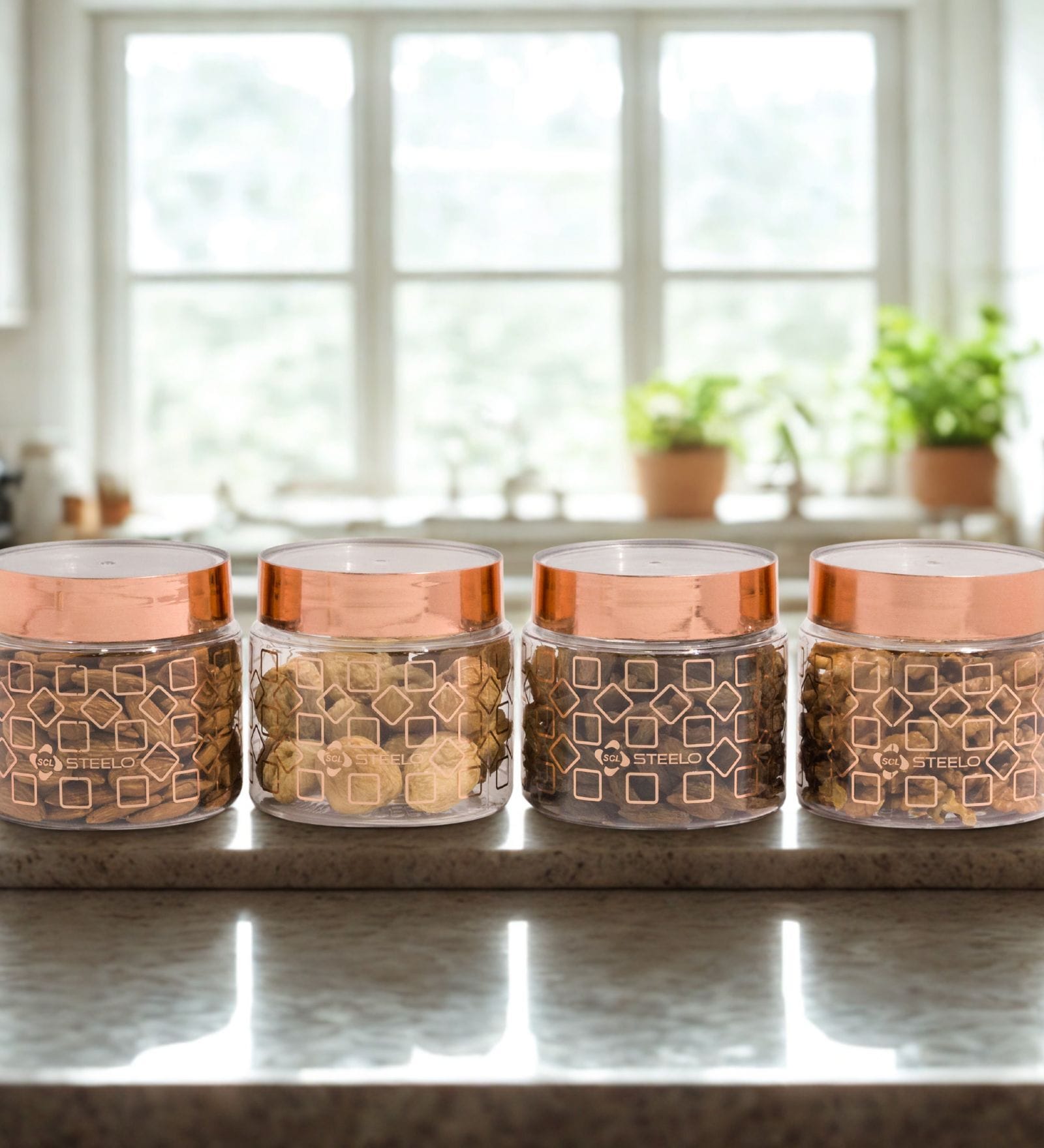 Homely Deluxe Container 500ML | 4pcs Set