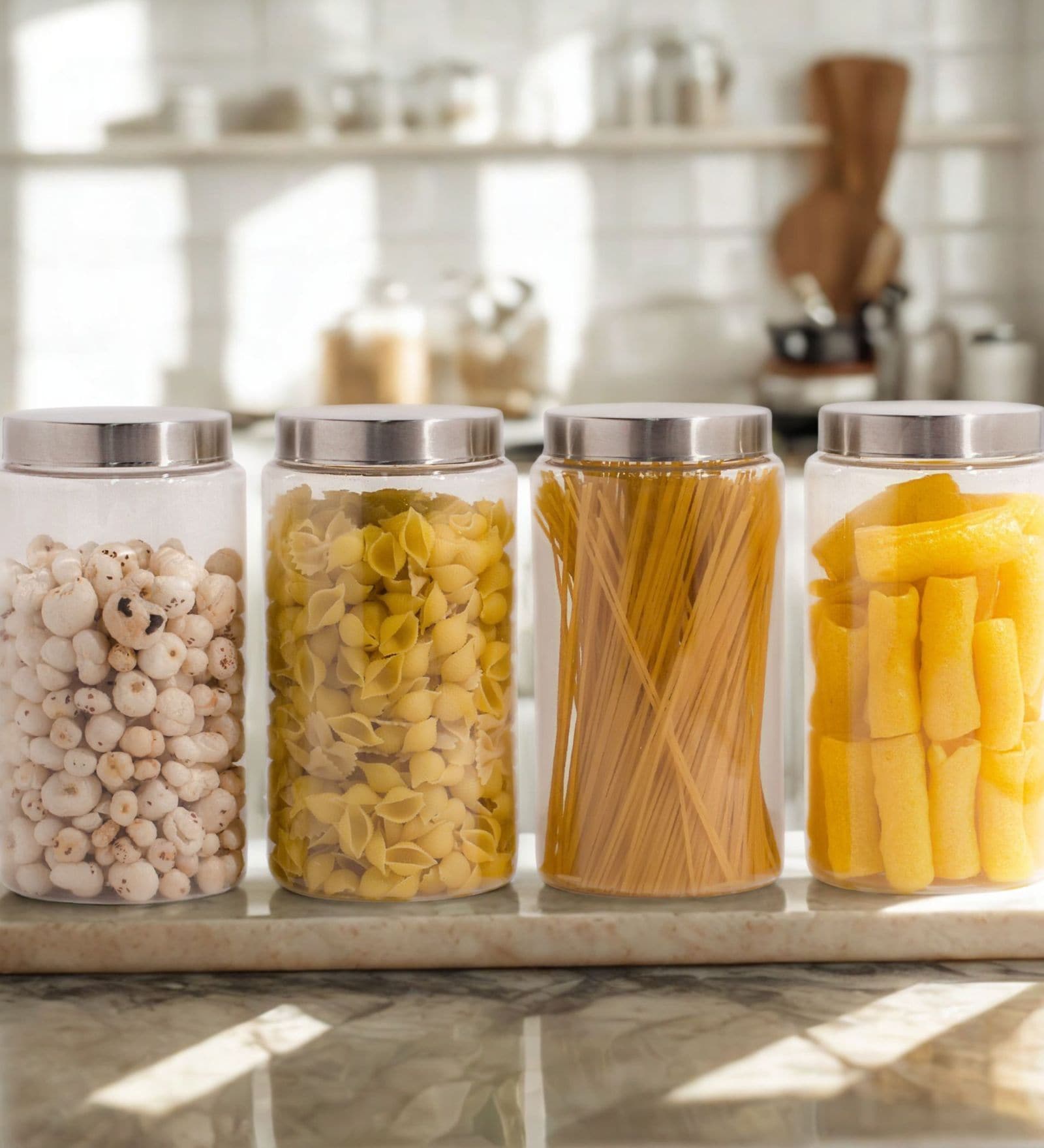 Homely Stainless Containers 2000 ML (4pcs Set)