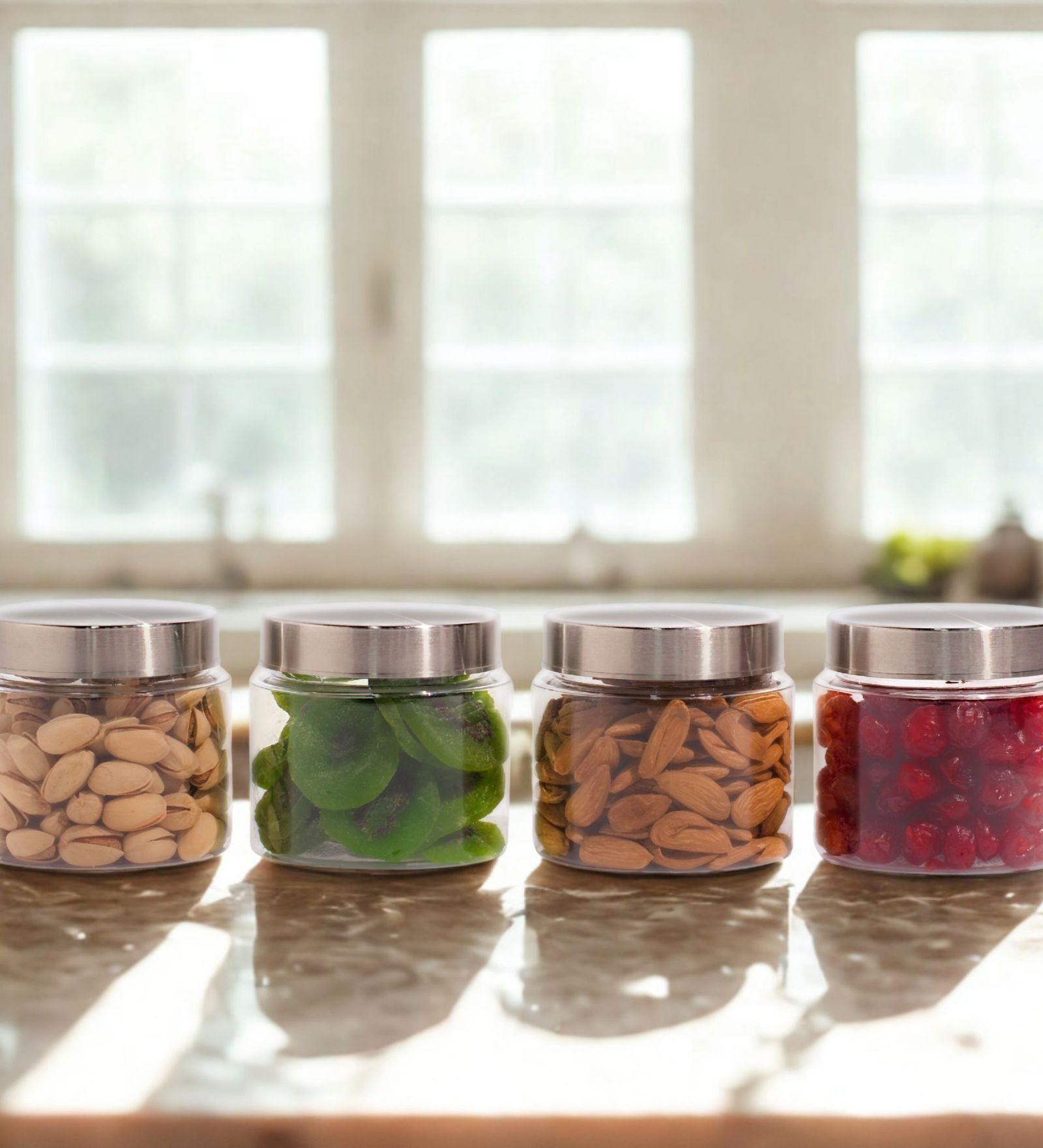 Homely Stainless Containers 500 ML (4pcs Set)