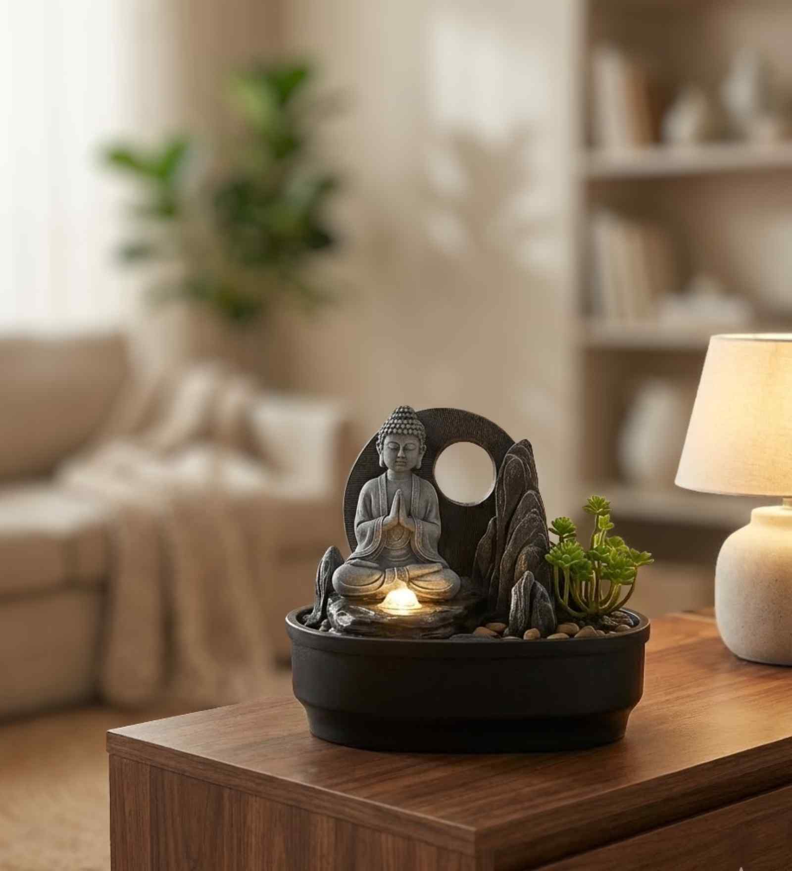 Impression Buddha Water Fountain 25 cm Impression Buddha Water Fountain 25 cm