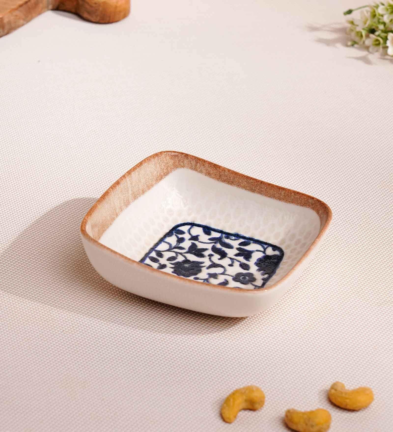 Honeycomb Collection Square Bowl 14cm Set of 2