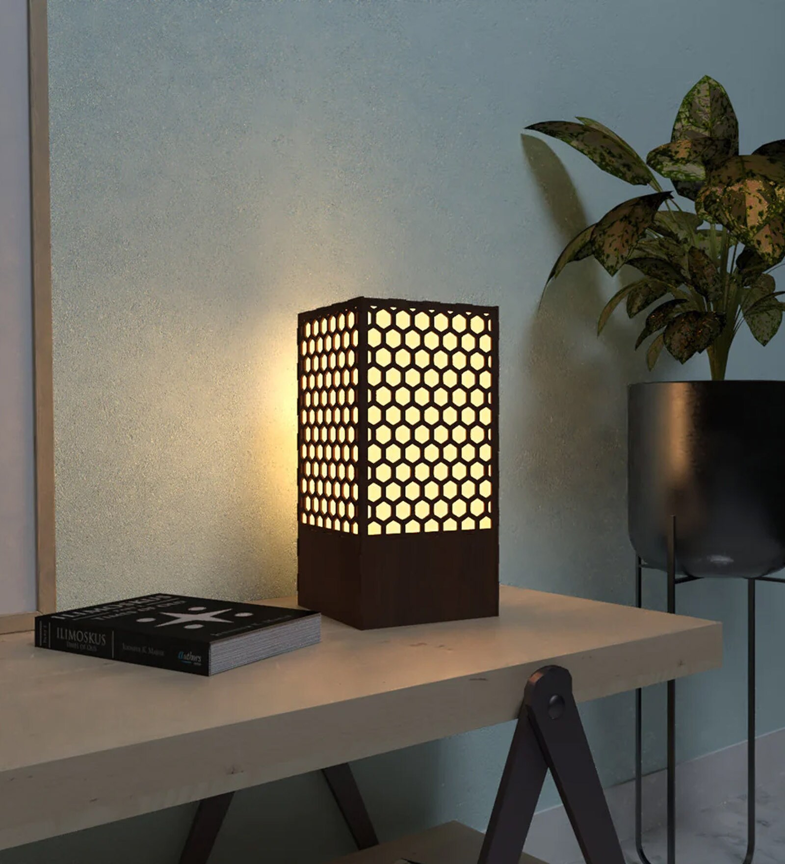 Buy Design Brown Birch Ply Table Lamp at 30 OFF