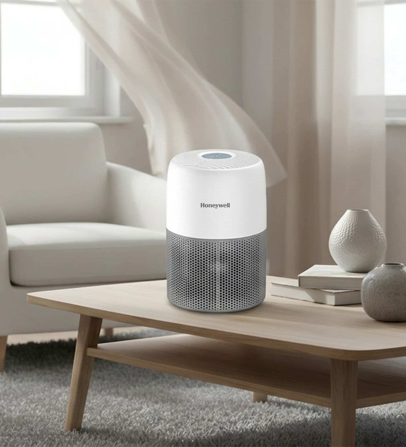 Honeywell Air Touch V1 Air Purifier for Home and Office with 3-In-1 Filter H13 HEPA and Activated Carbon Filter