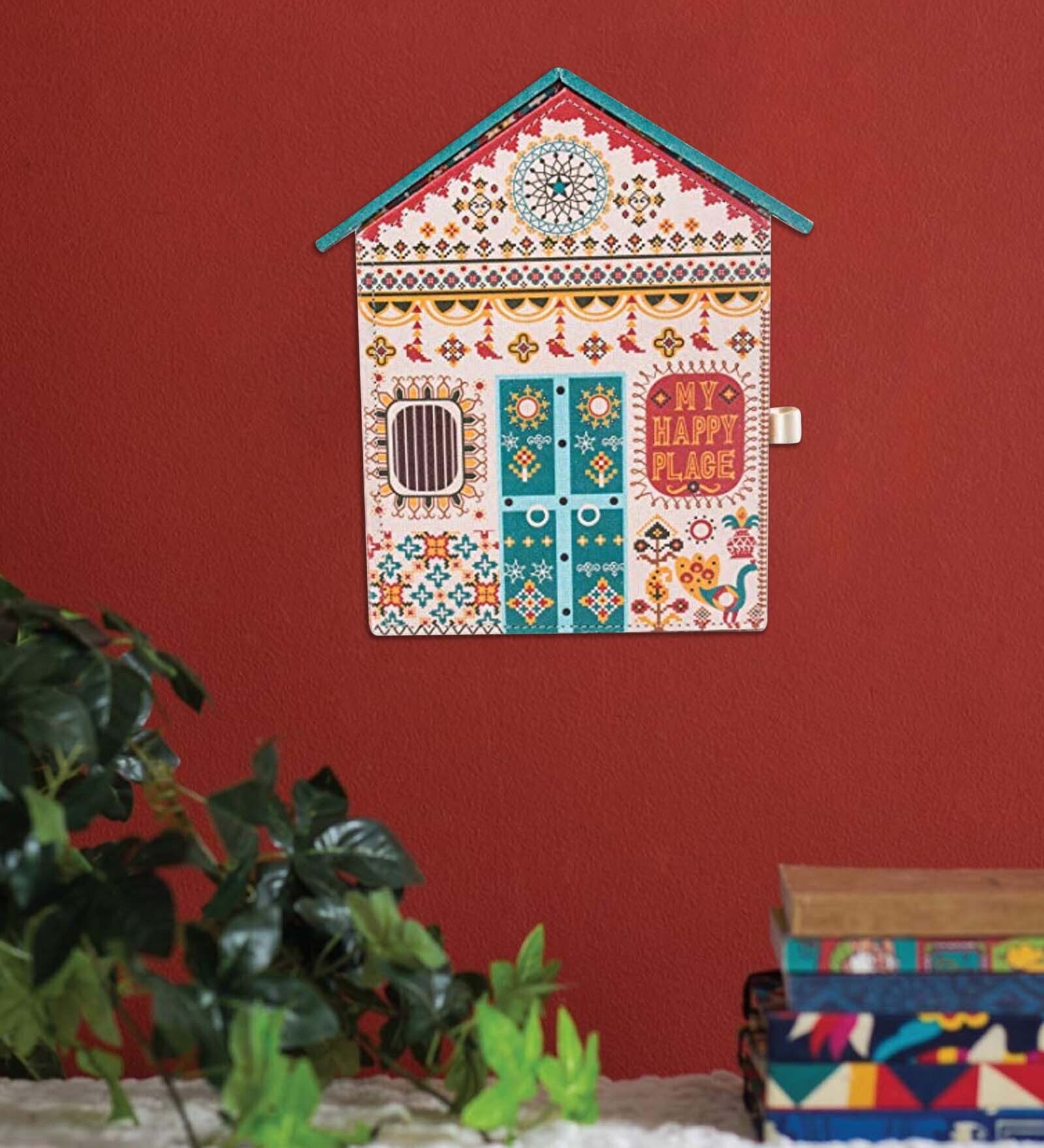 Hooked On Home Key Holder In Multicolour