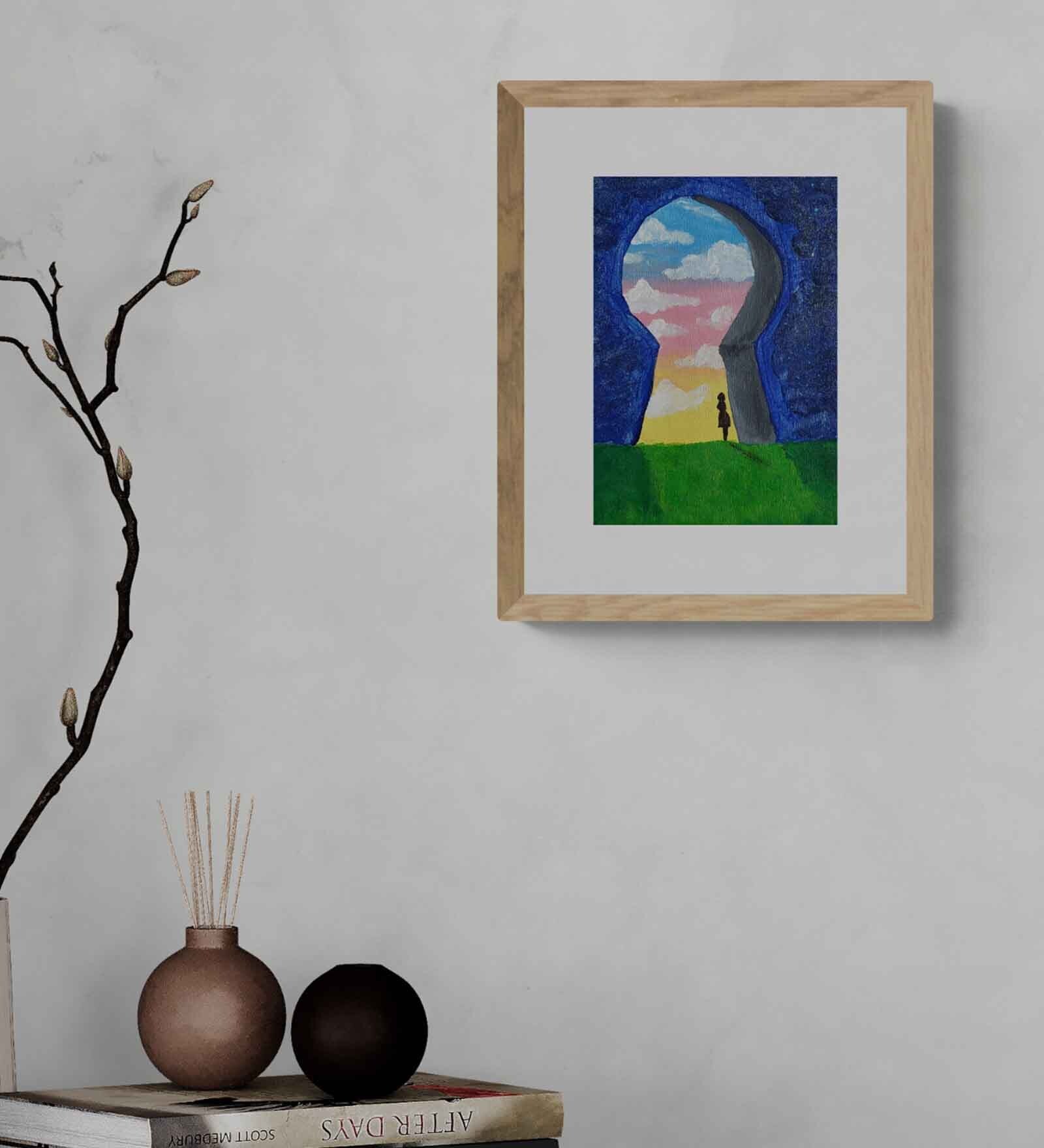 Hope Handmade Acrylic Paint On Canvas Unframed