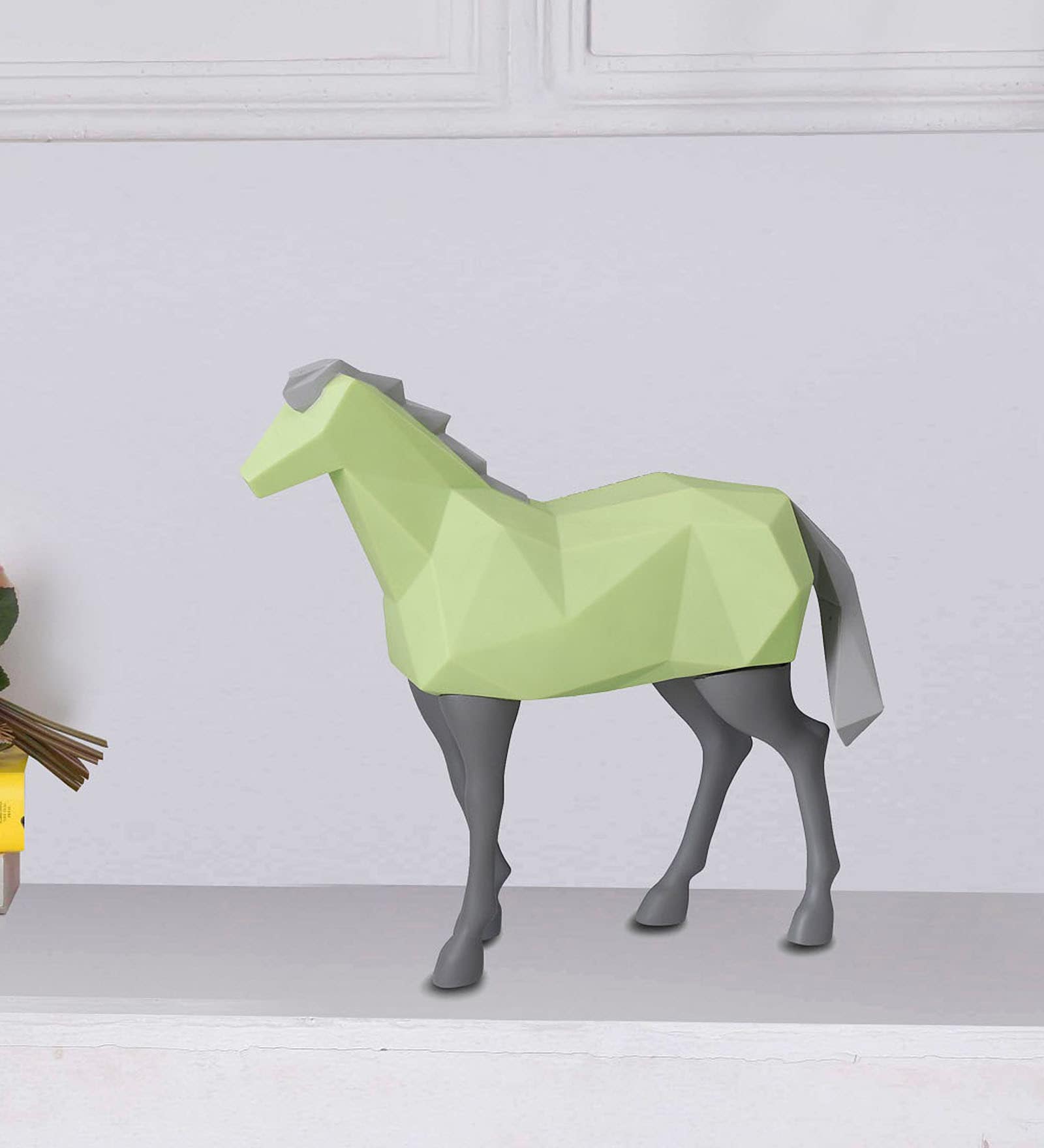 Horse Green Pvc Figurine