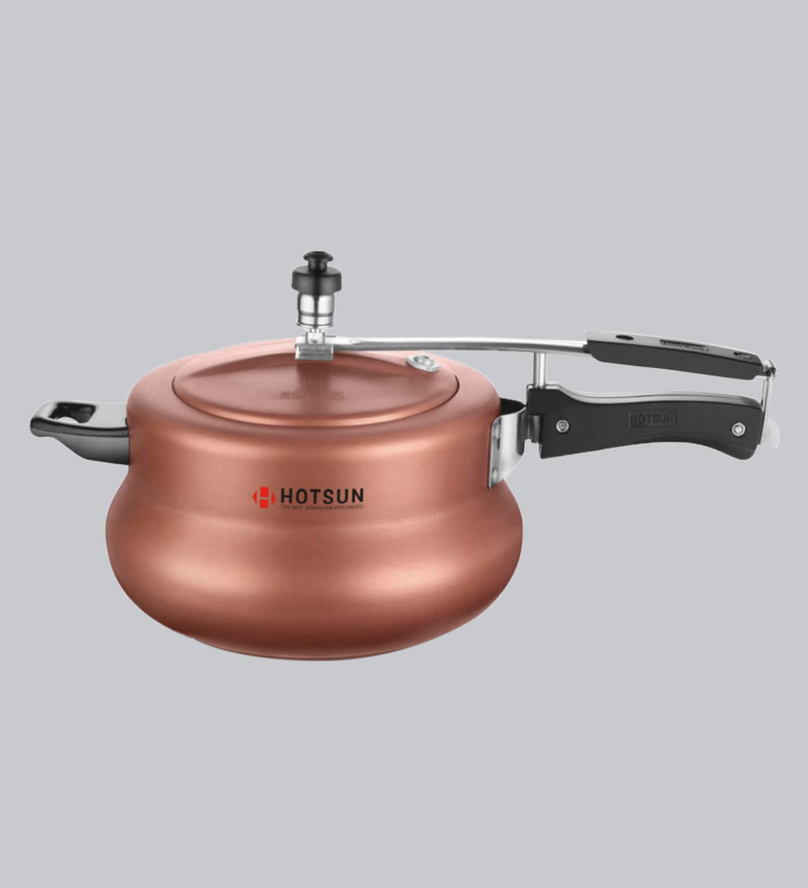 Hotsun Brown Aluminium Pressure Cooker, 5 Ltr