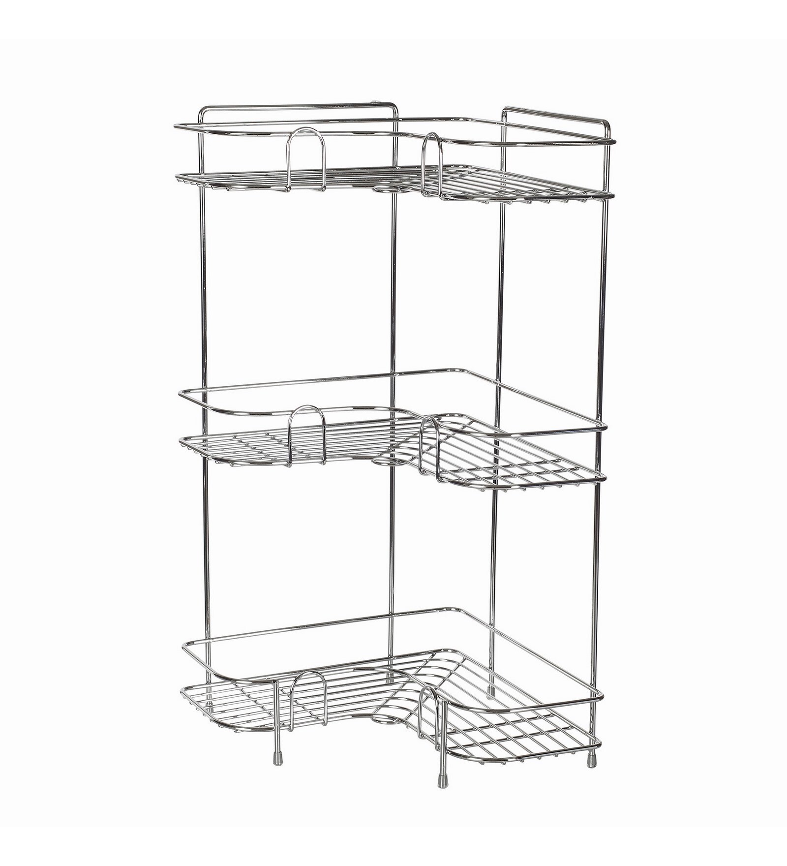 Buy Howards Storage World 3 Tier Chrome Corner Stand Online Kitchen Racks Kitchen Racks