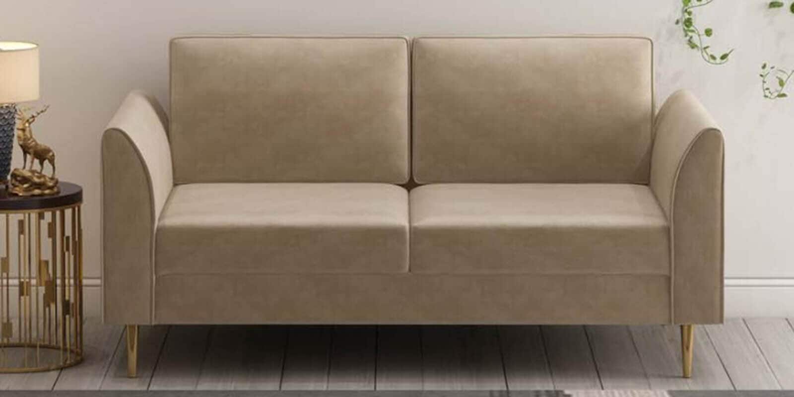 Host Velvet 2 Seater Sofa In Beige