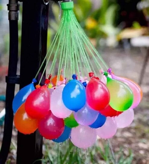 Holi Quick Water Filling Bunch of 37 Balloons