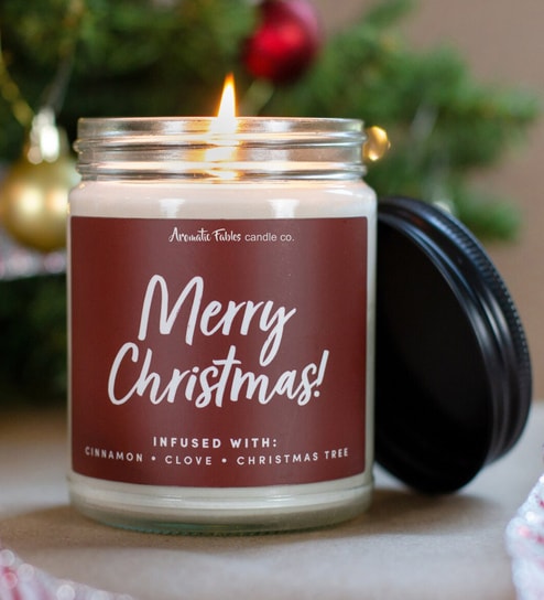 Holiday Christmas Smoke Candle A Rich, Inviting Scent for the Season