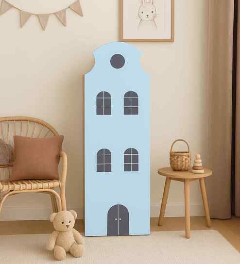 Holland Kids Storage Cabinet In Blue Finish