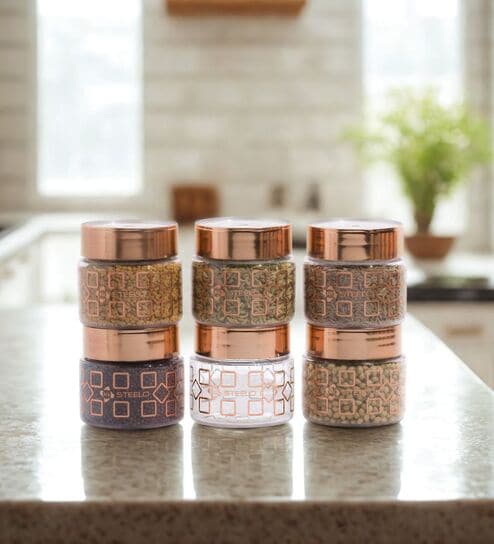 Homely Deluxe Container 125ML | 6pcs Set
