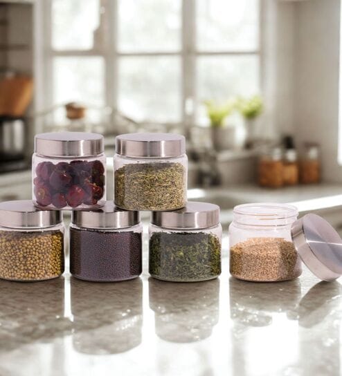 Homely Stainless Containers 350 ML (6pcs Set)