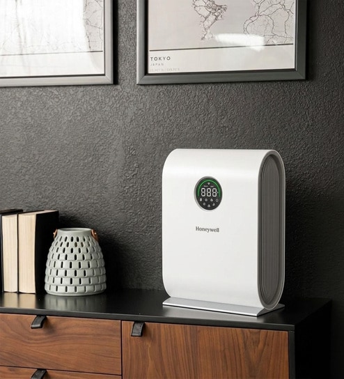 Honeywell Air Touch V5 Air Purifier for Home with 4-Stage Filtration WiFi App and Voice Control H13 HEPA Filter AQI LED Display