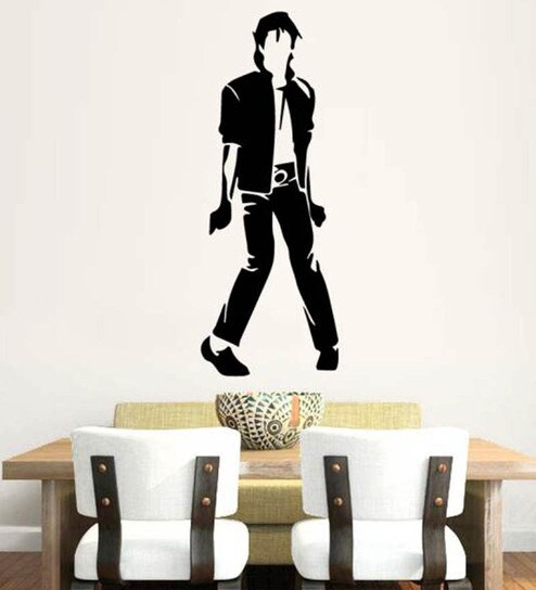 Hoopoe Decor Michael Jackson In Dance Pose Vinyl Wall Sticker Decal