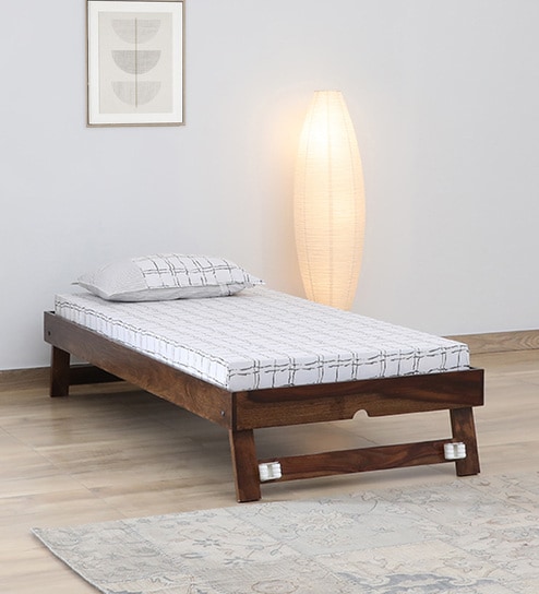 Pepperfry wooden outlet cot