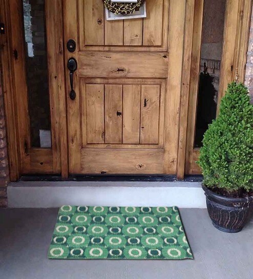 Buy Purple Cotton Door Mats By House This Online Geometric Door