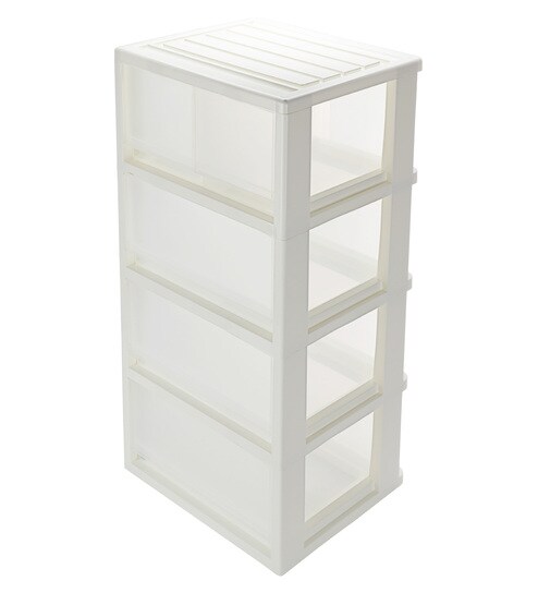 Buy 45 Litres 4 Tier Portable Storage Drawer By Now Zen Online