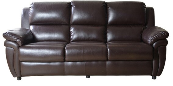 Buy Adam Three Seater Leatherite Sofa by HomeTown Online - 3 Seater ...