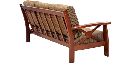 Buy Winston Solid Wood Three Seater Sofa by Hometown Online - 3 Seater Sofas - Sofas - Furniture ...