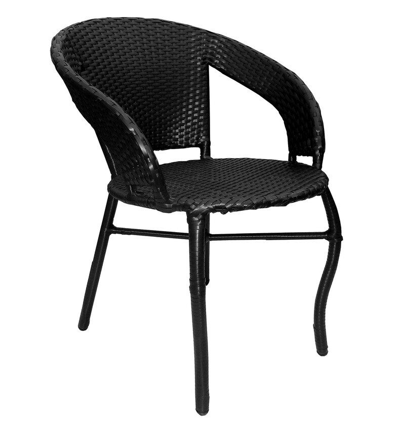 Buy Hollow Patio Coffee Table Set In Black Finish By Zecado Online