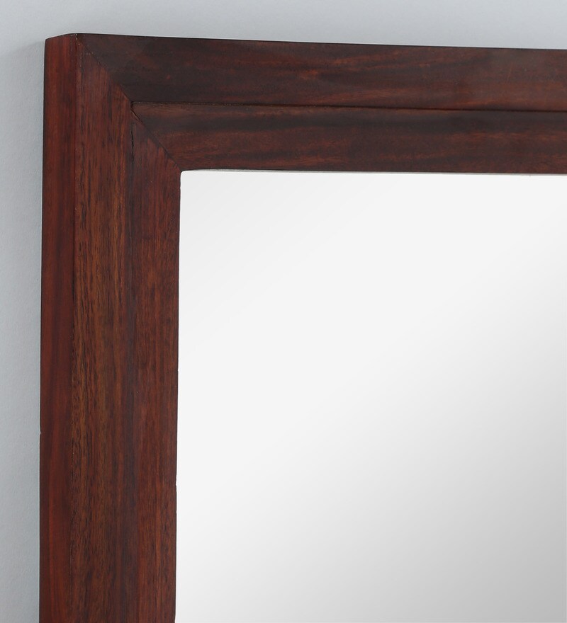 Buy Brown Sheesham Wood Full Length Wall Mirror Online Full Length