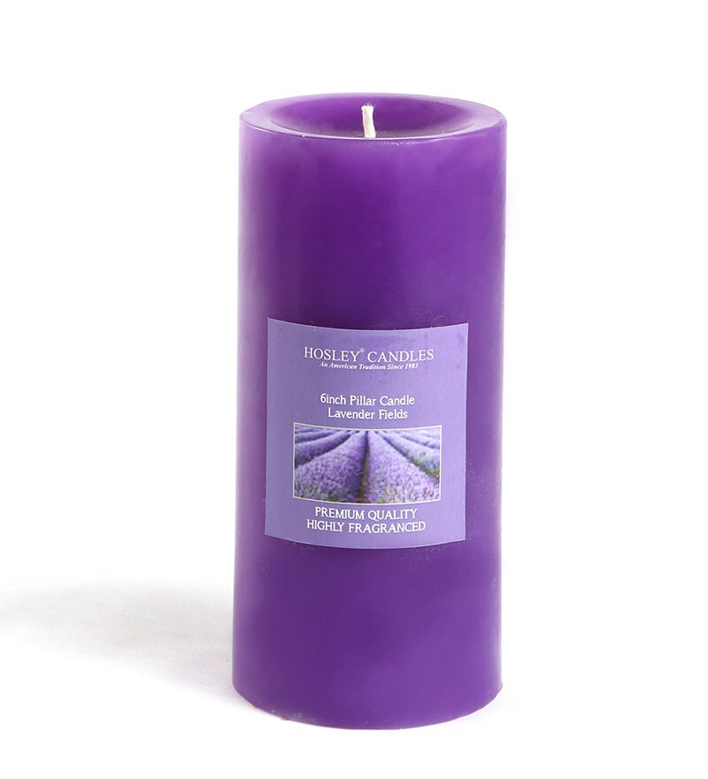 Buy Lavender Fields Aroma Scented Candle By Hosley Online Scented