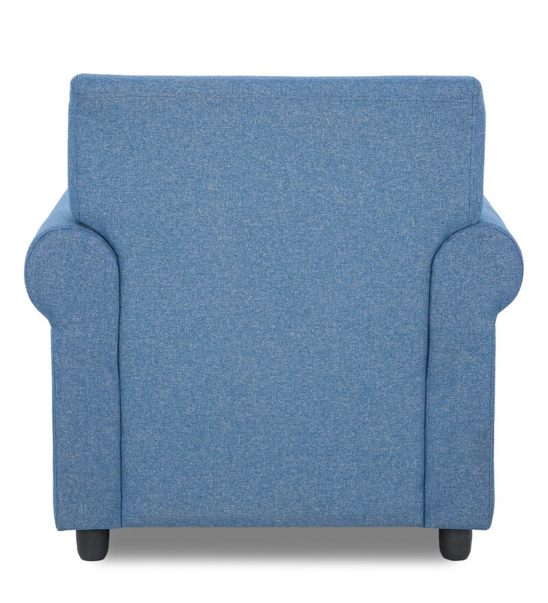 Buy Houston 1 Seater Sofa in Blue Colour by Urban Living Online Modern 1 Seater Sofas 1
