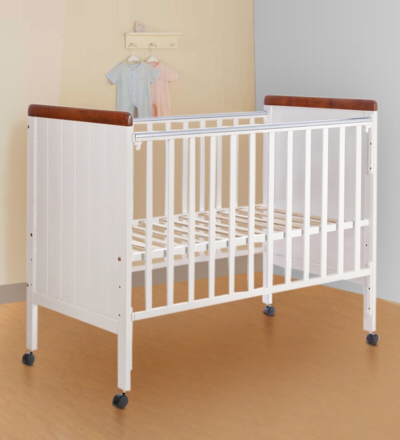 white small cot