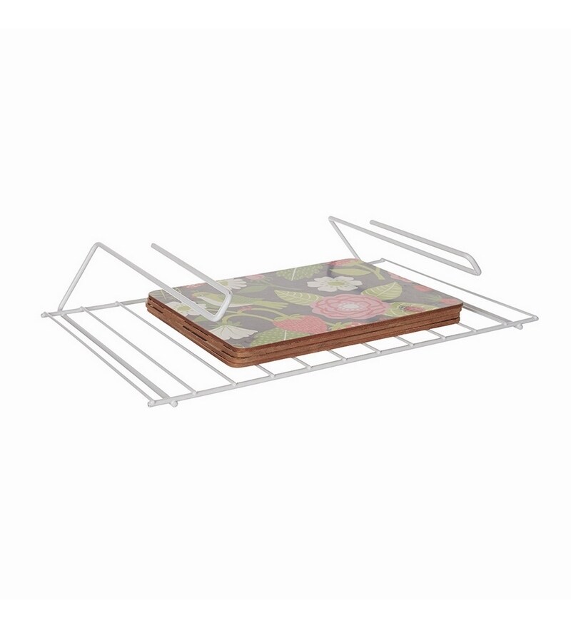 Buy Howards Storage World Under Shelf Steel White Basket Placemat