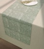 Hoah Green (78 x 14 ) Cotton  Table Runner