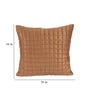 Brown Velvet Embroidered 16X16 Inches 2Pcs Cushion Covers