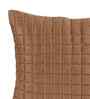 Brown Velvet Embroidered 16X16 Inches 2Pcs Cushion Covers