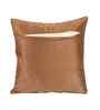 Brown Velvet Embroidered 16X16 Inches 2Pcs Cushion Covers