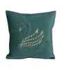 Blue Velvet Embroidered 16X16 Inches 5Pcs Cushion Covers