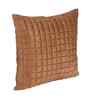 Brown Velvet Embroidered 16X16 Inches 5Pcs Cushion Covers