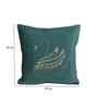 Blue Velvet Embroidered 16X16 Inches 2Pcs Cushion Covers