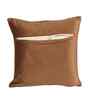 Brown Velvet Embroidered 16X16 Inches 5Pcs Cushion Covers